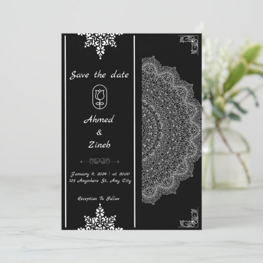 ムスリムの結婚式 Save the Date セーブザデート (スタンド正面)