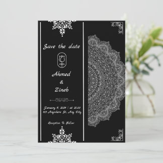 ムスリムの結婚式 Save the Date セーブザデート