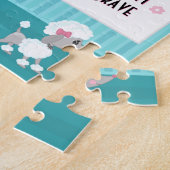 ムスリムの美しく勇敢な少女 ジグソーパズル (側面)