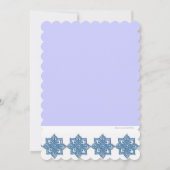 ムスリムの赤ちゃん男の子 青いアキーカ イースラーム教 招待状 (裏面)