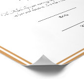 ムスリムエレガントニカ証明書ポスターを作成する ポスター (角)