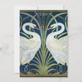 ムスリムスワンス結婚式招待状ウォルタークレーン 招待状 (裏面)