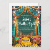 ムスリムドールキーの招待状 & メヘンディの招待状 招待状 (正面/裏面)