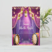 ムスリムドールキーの招待状 & メヘンディの招待状 招待状 (スタンド正面)