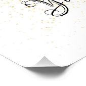 ムスリムパーソナライズされたカップル贈与光沢ポスター ポスター (コーナー)