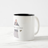 ムスリムヒジャビコーヒーマグ ツートーンマグカップ (正面右)