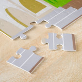 ムスリムラマダンモスクEidアートイスラムの子供 ジグソーパズル (側面)