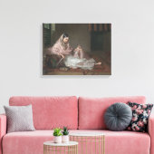 ムスリムレディーリクライニングバイフランチェスコ・レナルディ キャンバスプリント (インサイチュ (リビング))