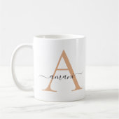 ムスリム母と2人の息子と1人の娘パーソナライズされた コーヒーマグカップ (左)