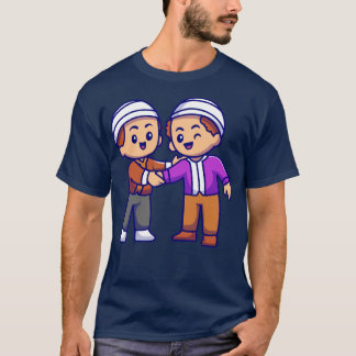 ムスリム男性カップル握手漫画1 Tシャツ