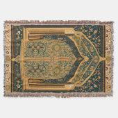 ムスリム祈りの言葉 スローブランケット (正面)