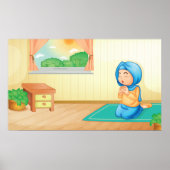 ムスリム祈ガール ポスター (正面)