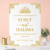 ムスリム結婚の歓迎アクリル記号 アクリルサイン (ウェディング)