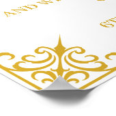 ムスリム結婚の歓迎サイン ポスター (角)