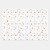 ムスリム結婚ズラッピング紙フラットシートセット3 ラッピングペーパーシート (正面2)