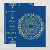 ムスリム結婚式のご案内 セーブザデート (正面/裏面)
