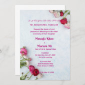 ムスリム結婚式招待状 招待状 (正面/裏面)
