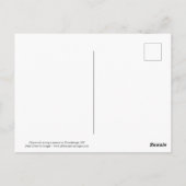 ムズメがピーナッツを食べている ポストカード (裏面)