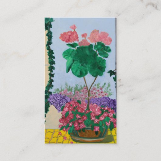 ムゼウムスインゼルのベルリンの開花の名刺 名刺 (正面)