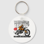 ムダホリックモトダートバイクモトクロスバイク鍵 キーホルダー (正面)