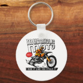 ムダホリックモトダートバイクモトクロスバイク鍵 キーホルダー (正面)