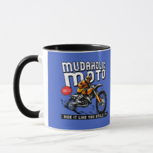 ムダホリックモトダートバイクモトクロスバイク マグカップ
