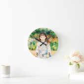 ムチのオーギュスト・ルノアール   ラウンド壁時計 (ホーム)