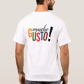 ムチカラフルョグスト！お会いできて嬉しい Tシャツ (裏面)