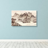 ムチファチャン – サンセット魚釣り村 キャンバスプリント (インサイチュ (ウッドフロア))