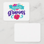 ムチャスグラシアスギフトエンクロージャー ノートカード (正面/裏面)