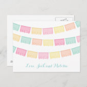 ムチャスグラシアスメキシコ紙スペインのありがとう ポストカード (正面/裏面)