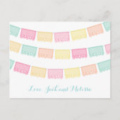 ムチャスグラシアスメキシコ紙スペインのありがとう ポストカード (正面)