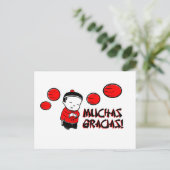 ムチャスグラシアス ポストカード (スタンド正面)