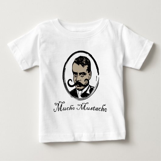 ムチョ・ムスタチョ – Zapata ベビーTシャツ (正面)