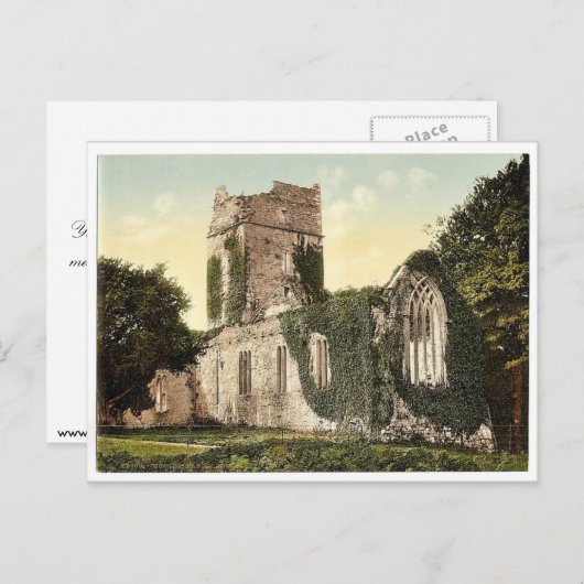 ムックロス修道院。キラーニー。アイルランドのマーン州ケリー州 ポストカード (正面/裏面)