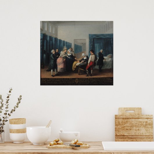 ムッシューとマダム・ネッカーの訪問 ポスター (キッチン)