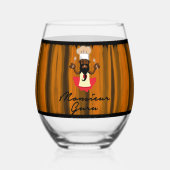 ムッシューグル2 ステムなしワイングラス (裏面)