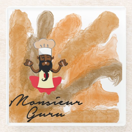 ムッシューグル ガラスコースター (正面)