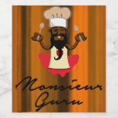 ムッシューグル ワインラベル (シングルラベル)