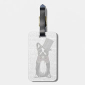 ムッシューブルドッグ2 ラゲッジタグ (裏面縦)