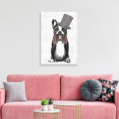 ムッシューブルドッグ キャンバスプリント (インサイチュ (リビング))