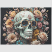 ムッセリンフラワースカル紙右 薄葉紙 (正面)