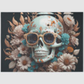 ムッセリンフラワースカル紙離れ側 薄葉紙 (正面)