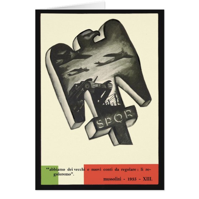 ムッソリーニのプロパガンダ (正面)