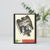 ムッソリーニプロパガンダ ポストカード (スタンド正面)