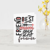 ムッタータグ母の日スヴーセグリュッカルテママ カード (黄色い花)