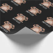 ムットスクレスおもしろい動物犬プンダークBG ラッピングペーパー (角)