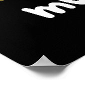 ムットスタードドおもしろいギーマスタードプンダークBG ポスター (角)