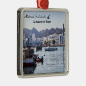 ムットラフィッシュ波止場-マスカット、オマーン メタルオーナメント (右)