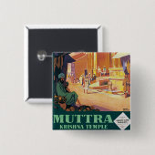 ムットラ~クリシュナテンプル 缶バッジ (正面&裏面)
